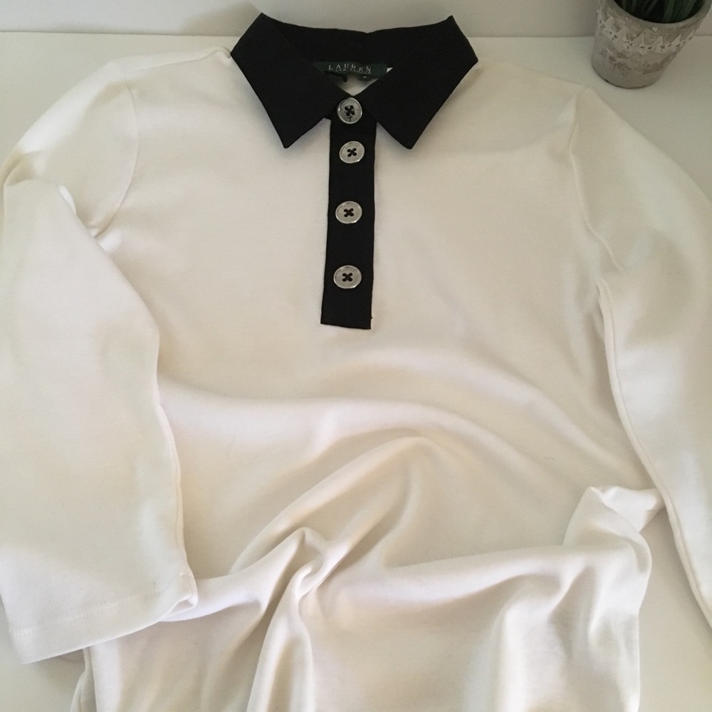 Lauren White Cotton Top - Picture 2 of 7